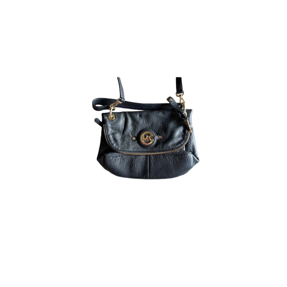 Michael Kors Black Textured Leather Stockard Bag - Picture 6 of 16